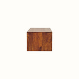 Fogel 2 Drawer Open Wall Mounted Console Table - Chestnut