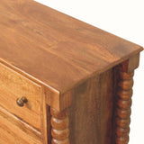 Arlen Chest of 3 Drawers - Amber Oak