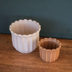 Bloomingville Planters White Chaca Flowerpot