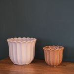 Bloomingville Planters White Chaca Flowerpot