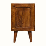 Bokel Bedside Tables Sunrise Open Bedside Table, Small - Gold/Chestnut