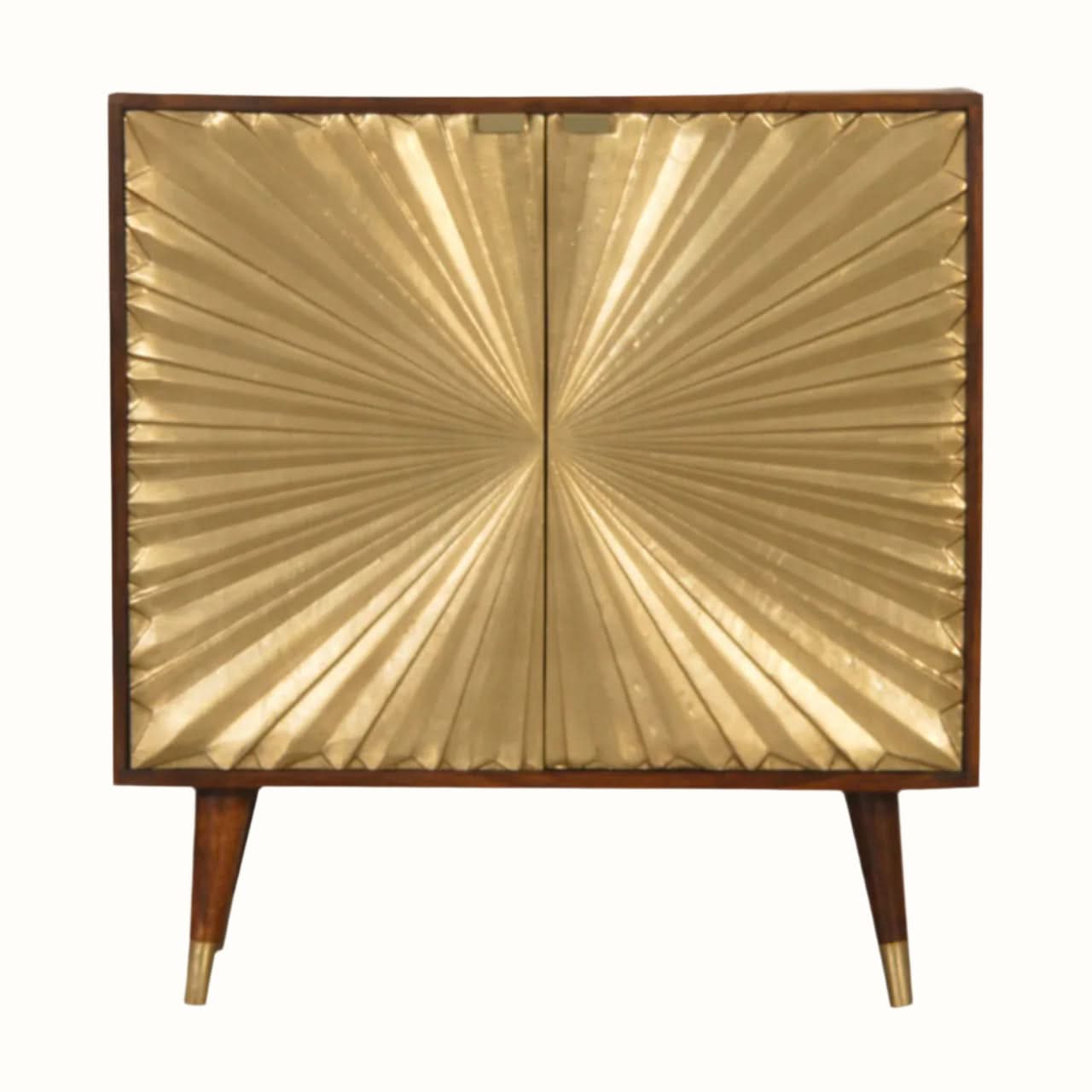 Bokel Cabinets & Sideboards Sunrise Cabinet - Gold/Chestnut