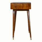 Bokel Desks Sunrise Writing Desk - Gold/Chestnut