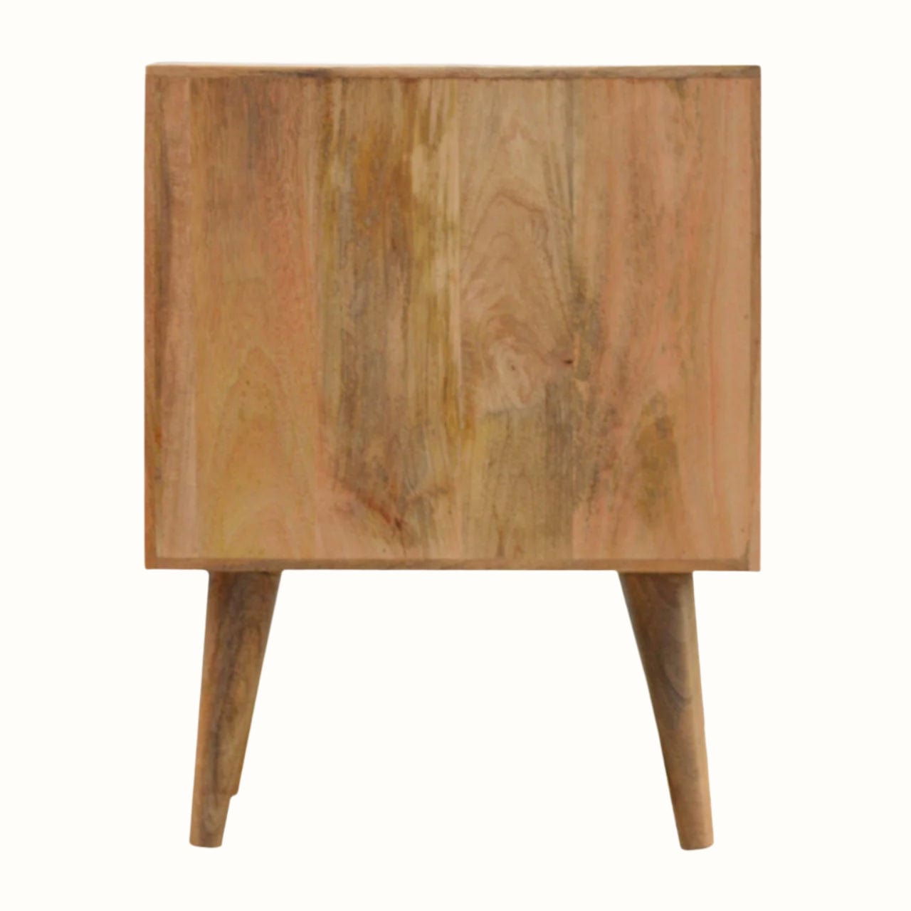 Bokel Home Bedside Tables Babej 2 Drawer Bedside Table, Medium - Natural