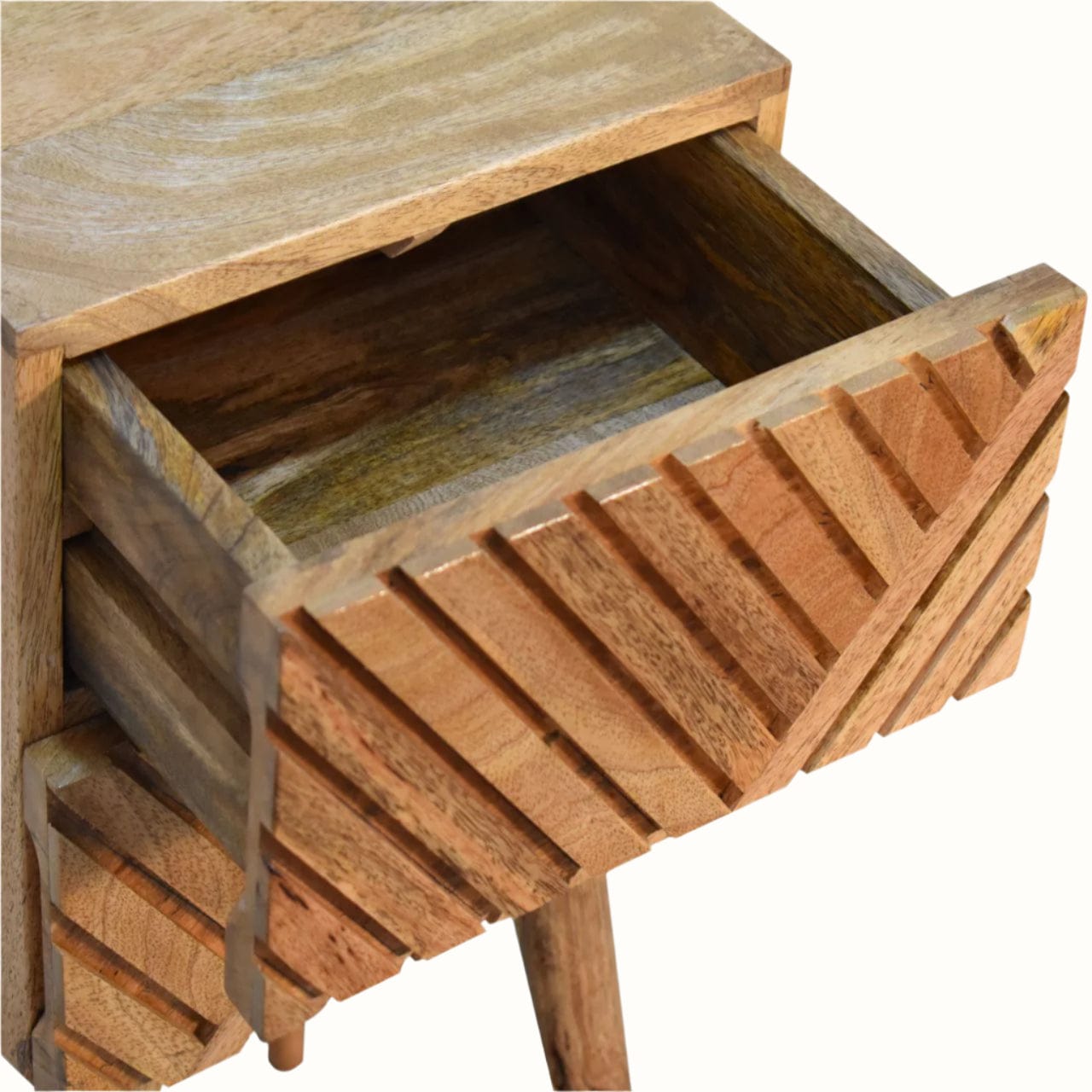 Bokel Home Bedside Tables Babej 2 Drawer Bedside Table, Small - Natural