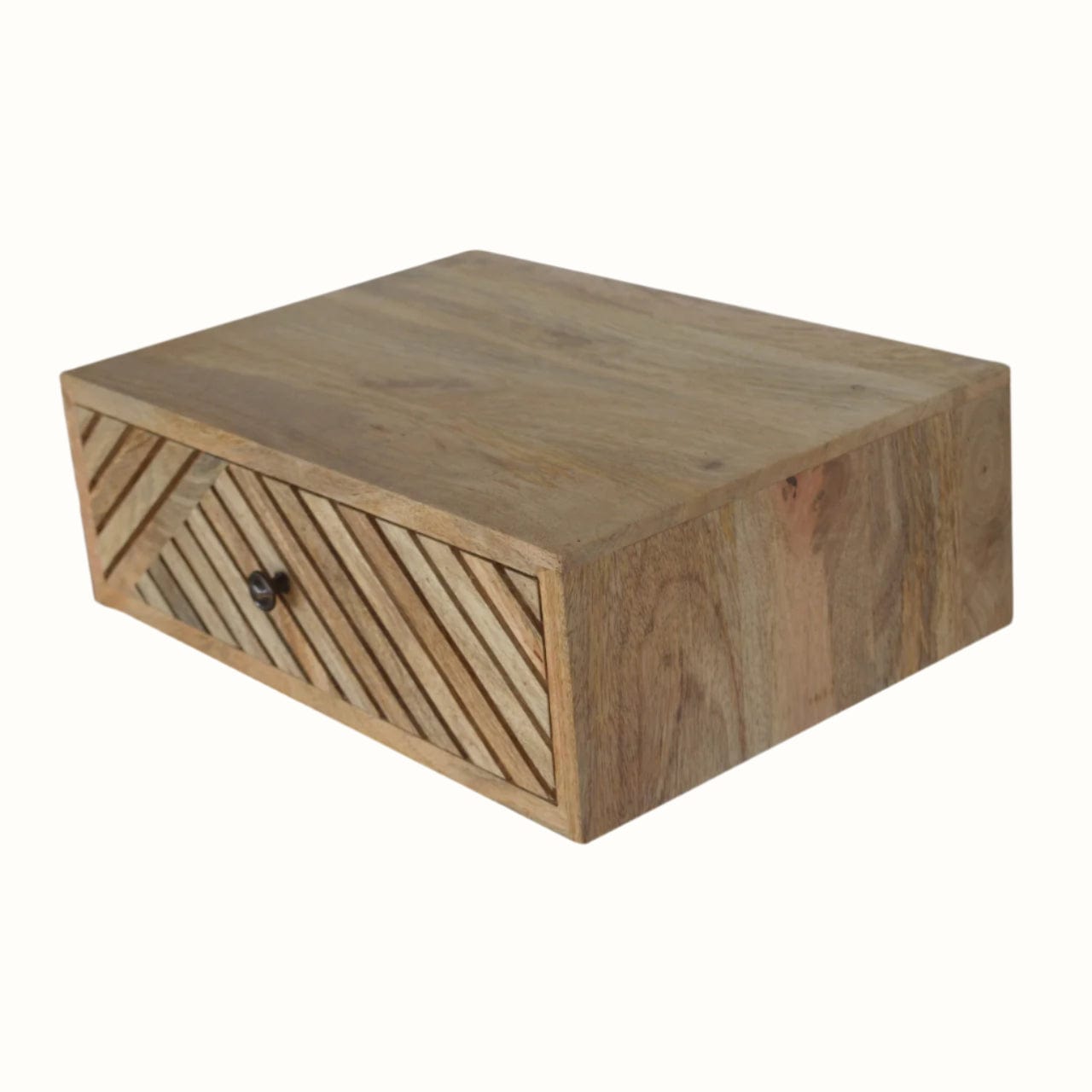 Bokel Home Bedside Tables Babej Wall Mounted Bedside Table - Natural