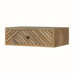 Bokel Home Bedside Tables Babej Wall Mounted Bedside Table - Natural