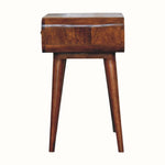 Bokel Home Bedside Tables Babu Bedside Table, Medium - Chestnut