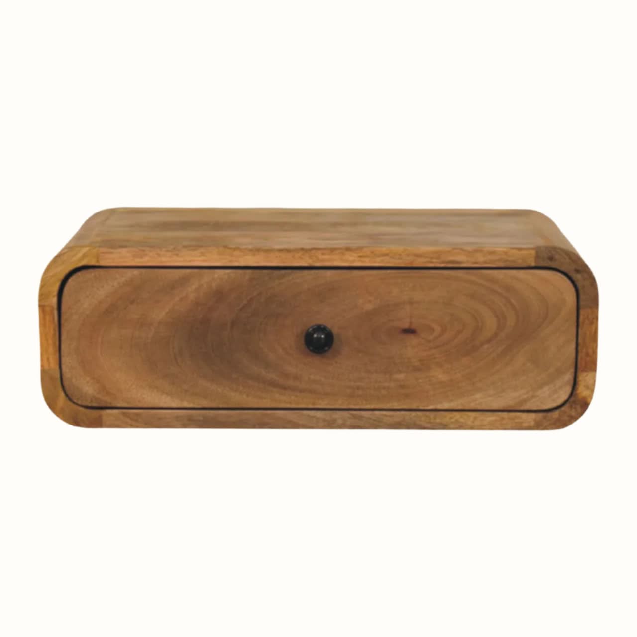Bokel Home Bedside Tables Babu Wall Mounted Bedside Table, Medium - Natural