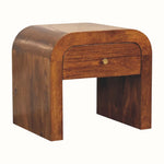 Bokel Home Bedside Tables Eden Bedside Table, Medium - Chestnut