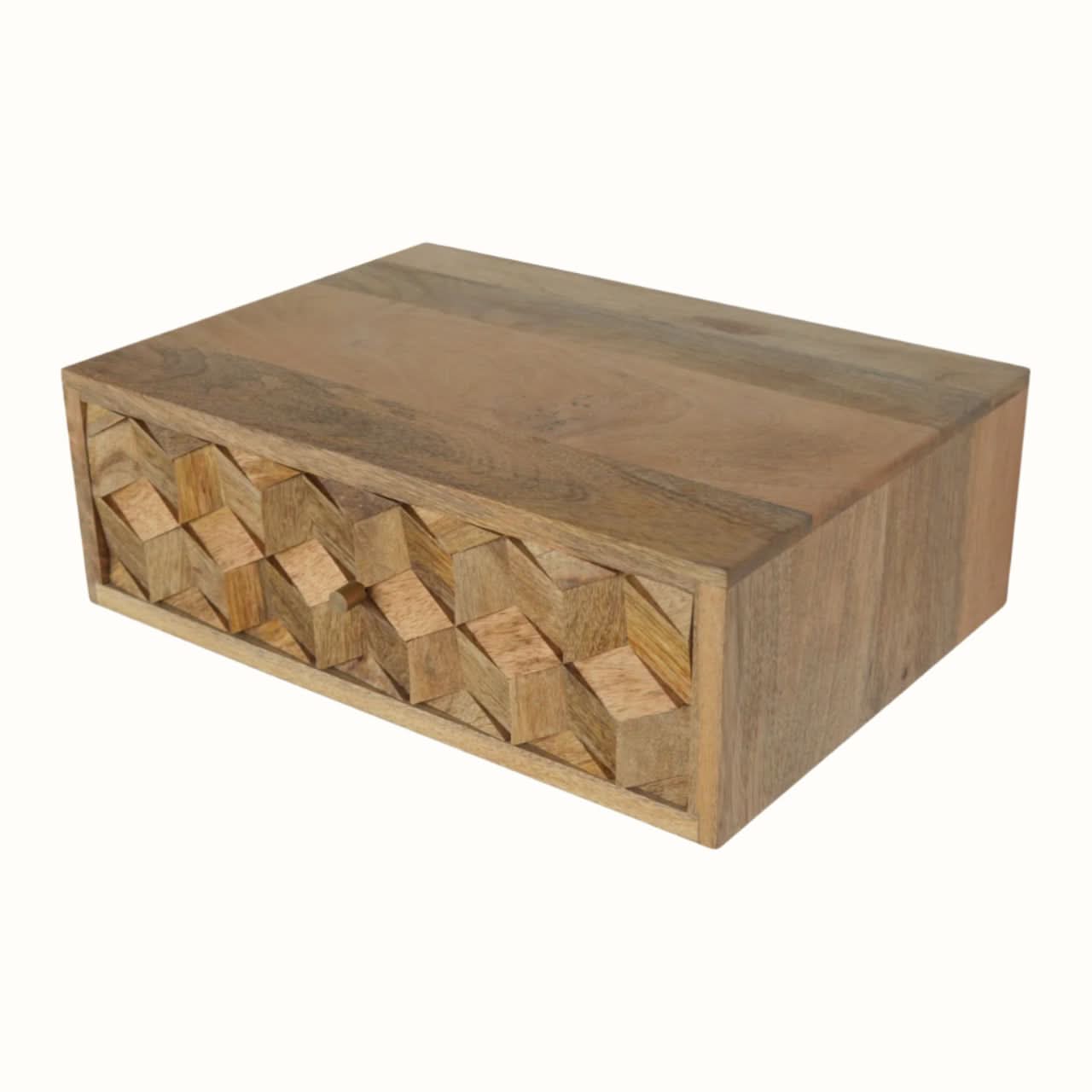 Bokel Home Bedside Tables Felix Wall Mounted Bedside Table - Natural