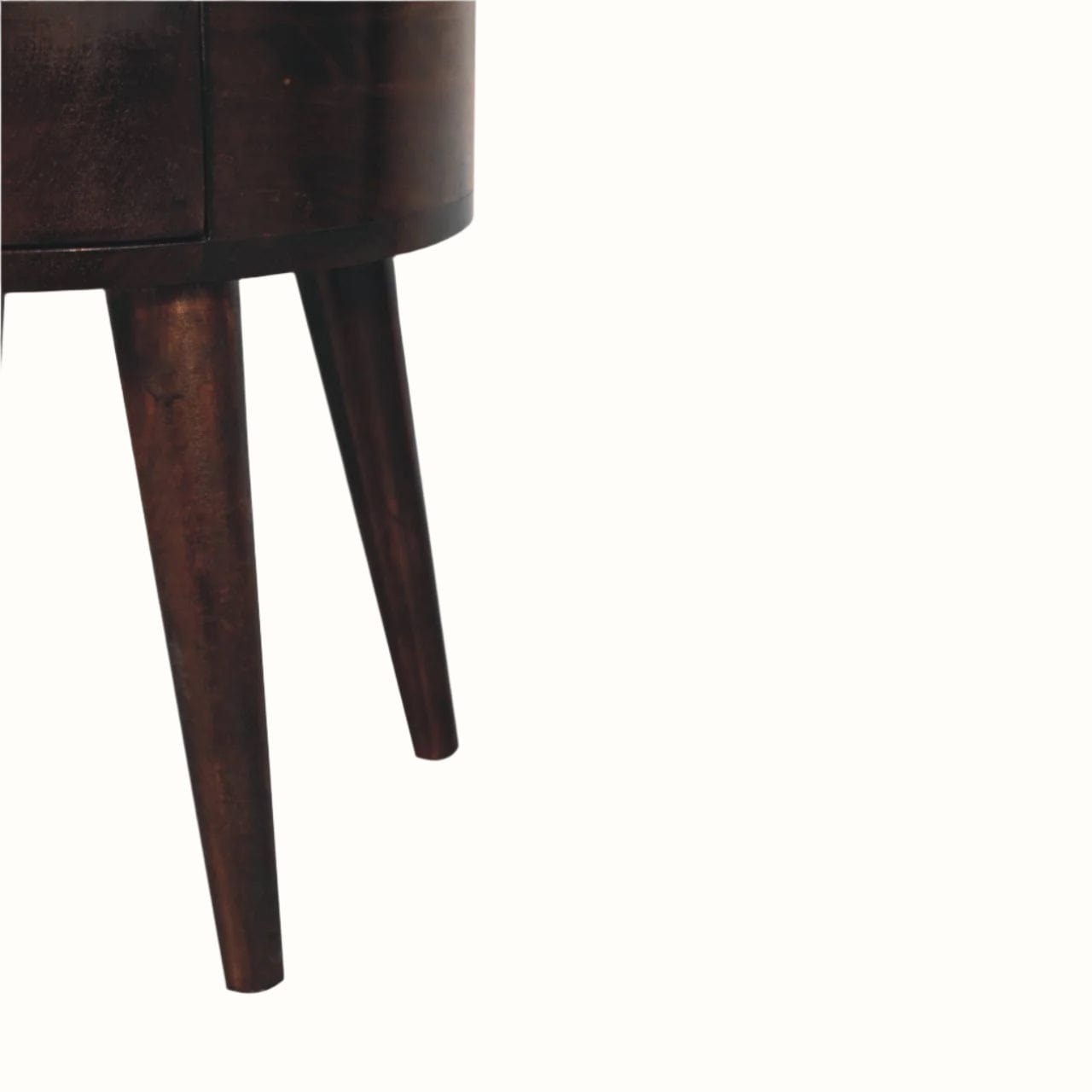 Bokel Home Bedside Tables Fernald Circular Bedside - California Walnut