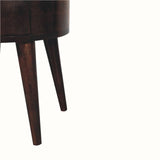 Bokel Home Bedside Tables Fernald Circular Bedside - California Walnut