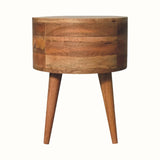 Bokel Home Bedside Tables Fernald Circular Bedside - Natural
