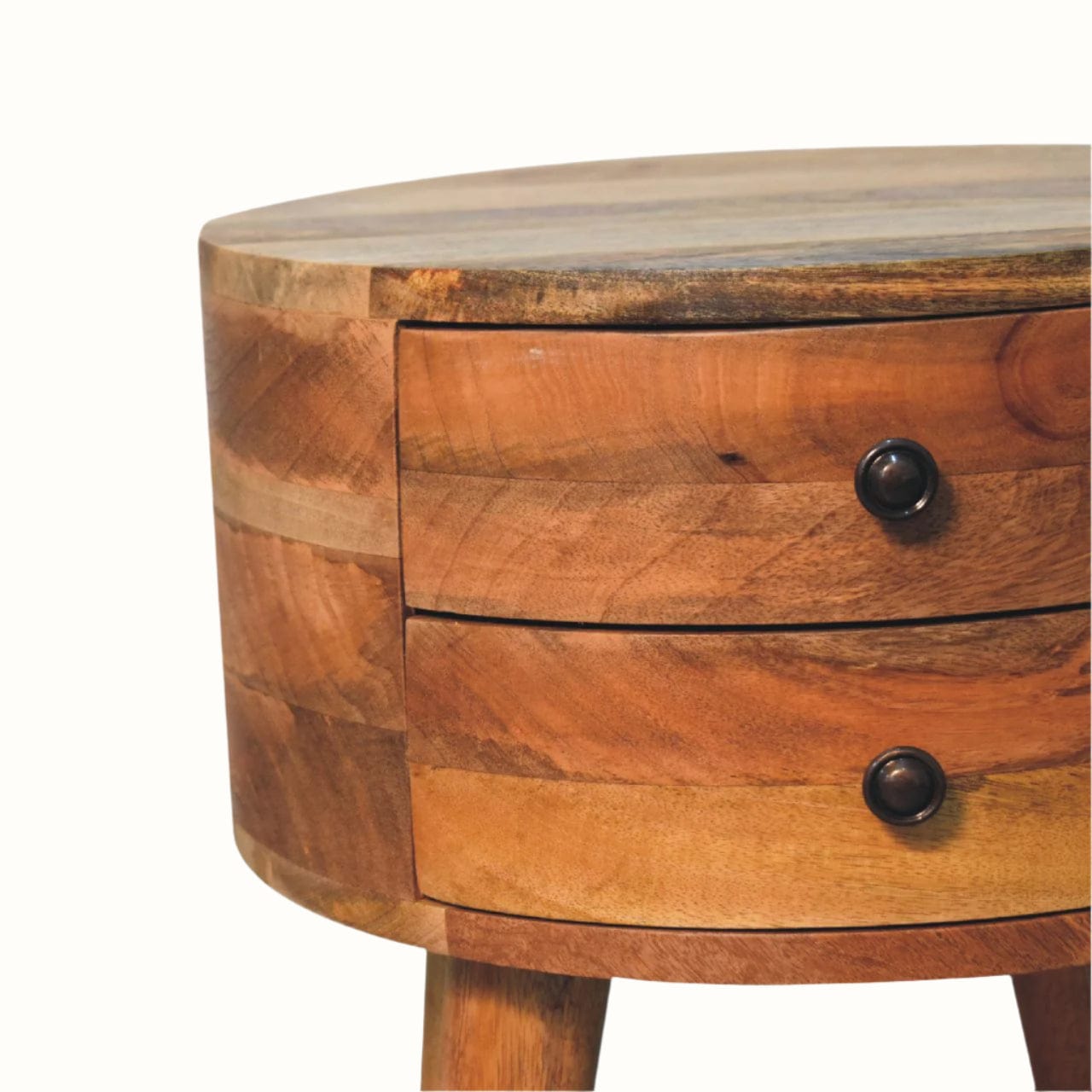 Bokel Home Bedside Tables Fernald Circular Bedside - Natural