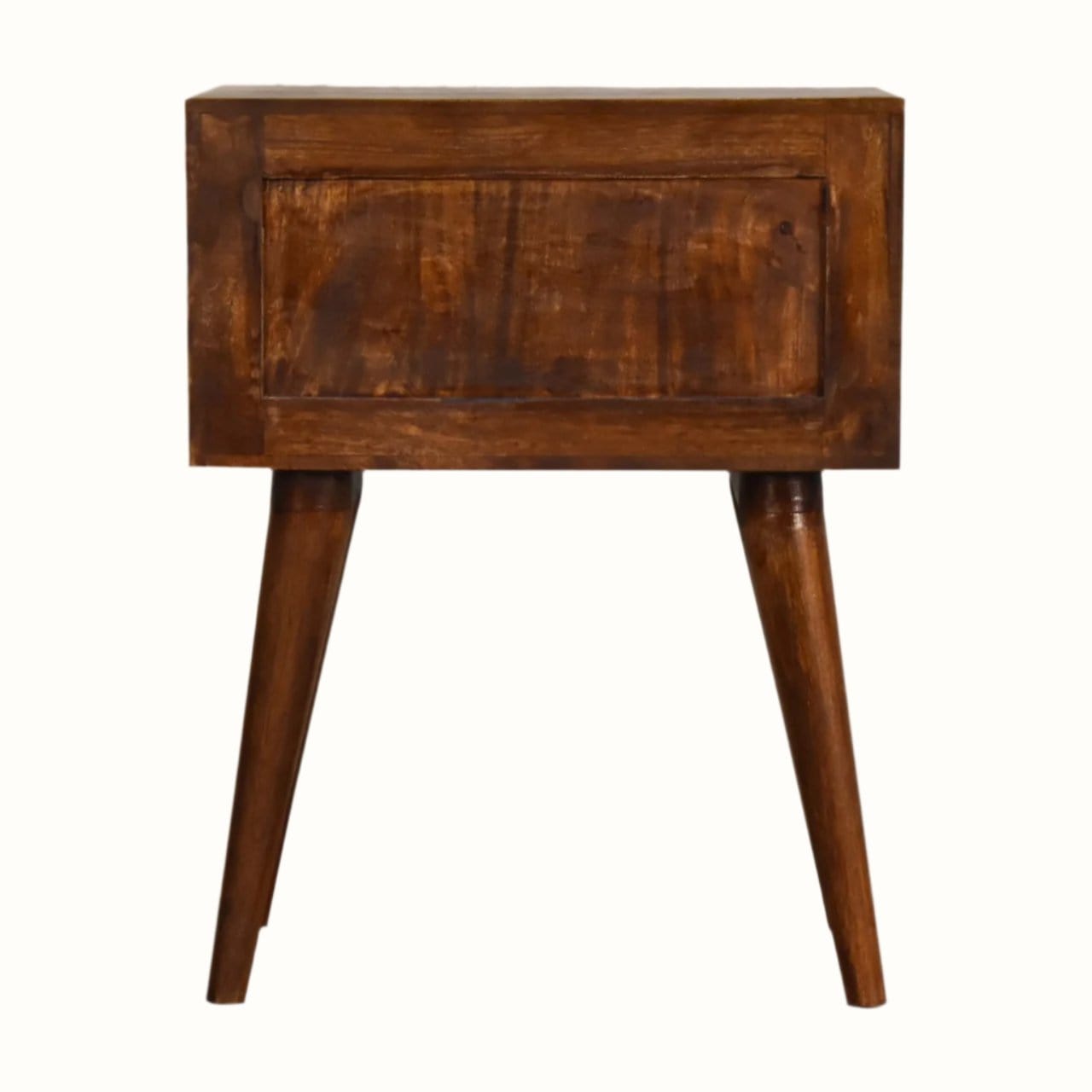 Bokel Home Bedside Tables Fogel 2 Drawer Bedside Table, Medium - Chestnut