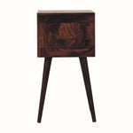 Bokel Home Bedside Tables Fogel 2 Drawer Bedside Table, Mini - California Walnut