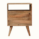 Bokel Home Bedside Tables Fogel Open Bedside Table, Medium - Natural