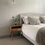 Bokel Home Bedside Tables Fogel Open Bedside Table - Natural