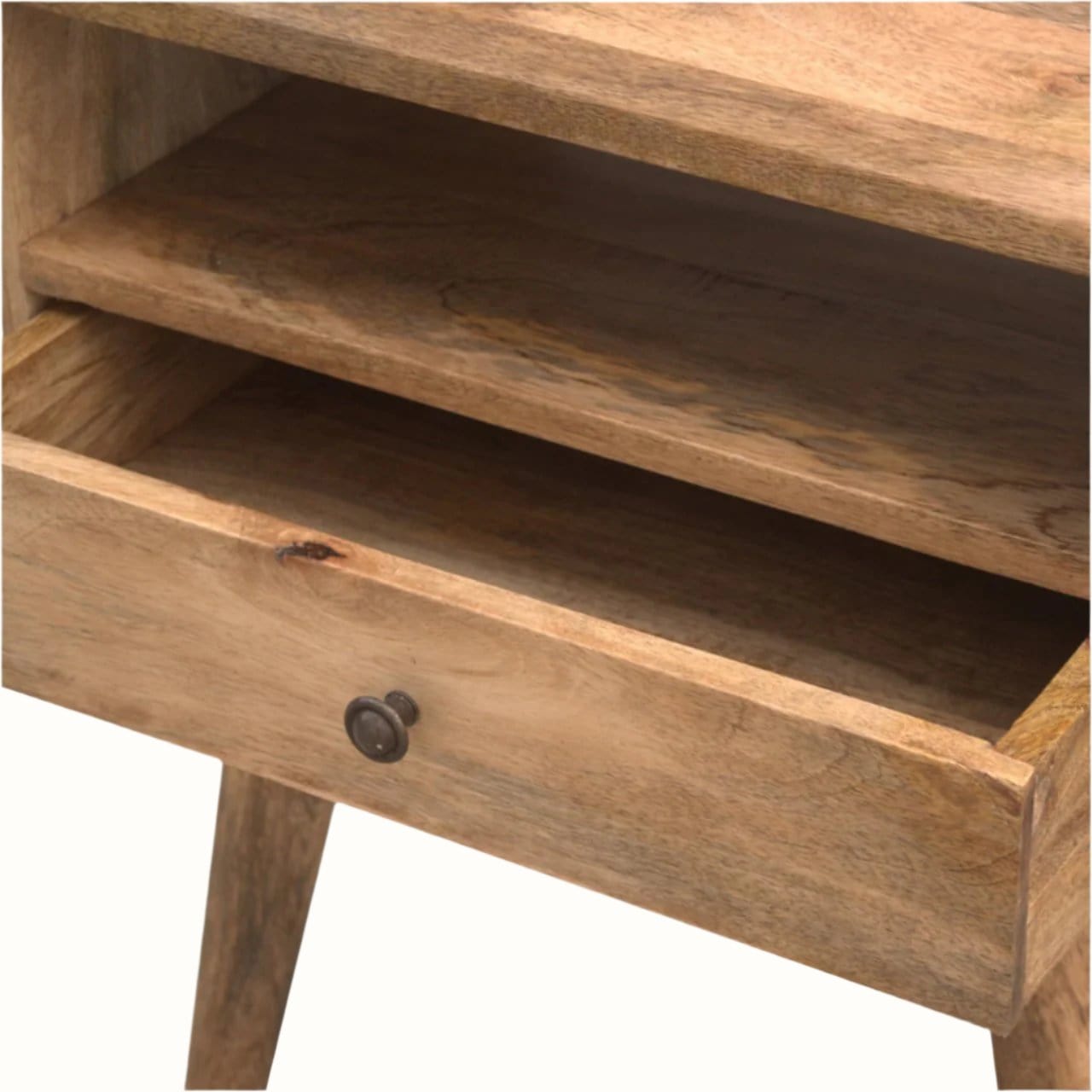 Bokel Home Bedside Tables Fogel Open Bedside Table - Natural