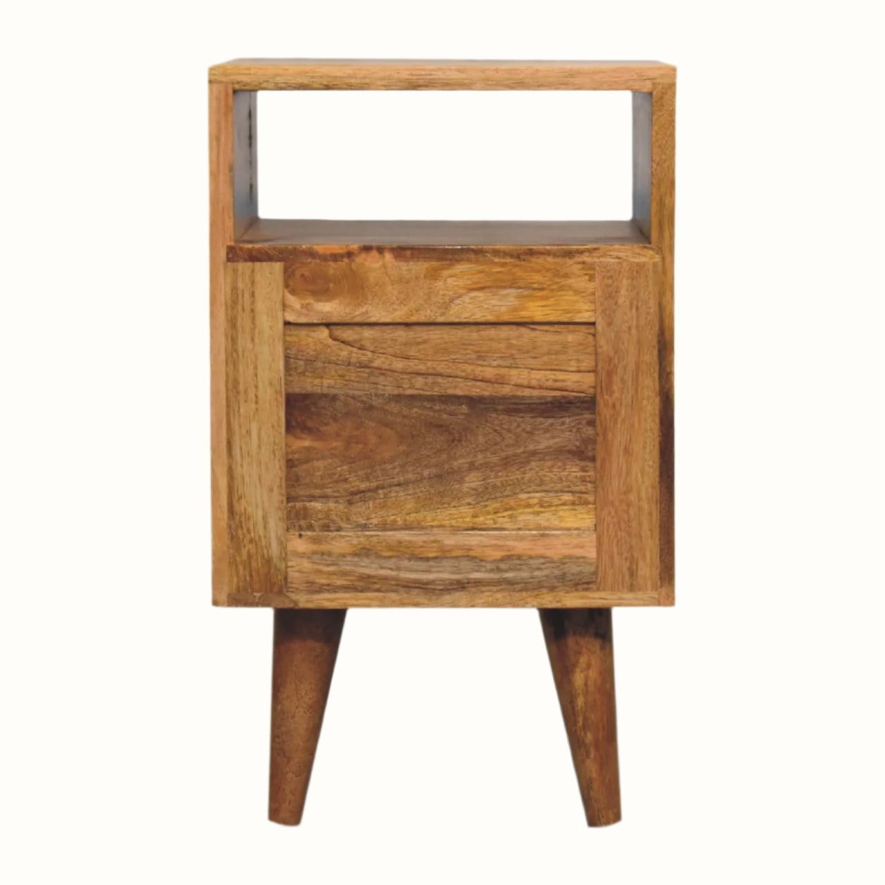 Bokel Home Bedside Tables Fogel Open Bedside Table, Small - Natural