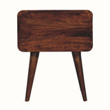 Bokel Home Bedside Tables Hamade Bedside Table, Medium - California Walnut