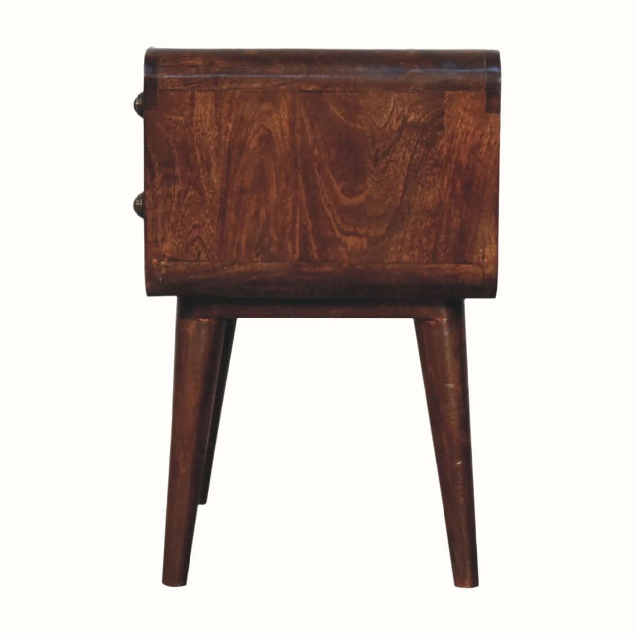 Bokel Home Bedside Tables Hamade Bedside Table, Medium - California Walnut