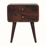 Bokel Home Bedside Tables Hamade Bedside Table, Medium - California Walnut