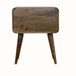 Bokel Home Bedside Tables Hamade Bedside Table, Medium - Grey Wash