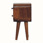 Bokel Home Bedside Tables Hamade Bedside Table, Mini - Chestnut