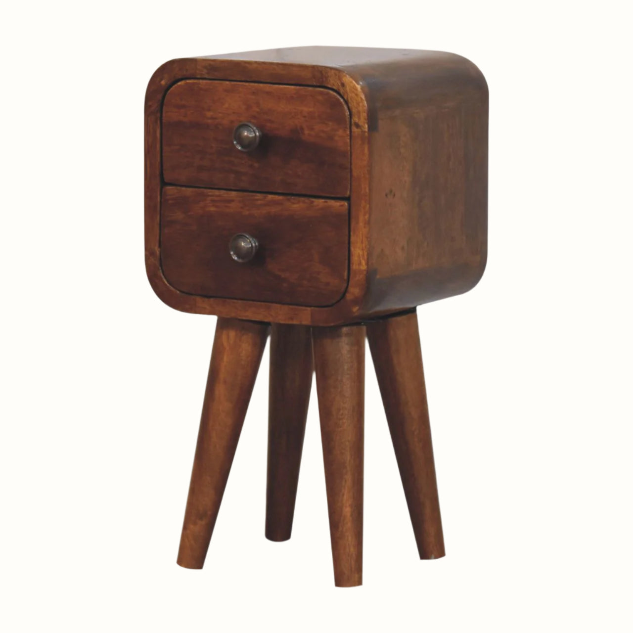 Bokel Home Bedside Tables Hamade Bedside Table, Mini - Chestnut