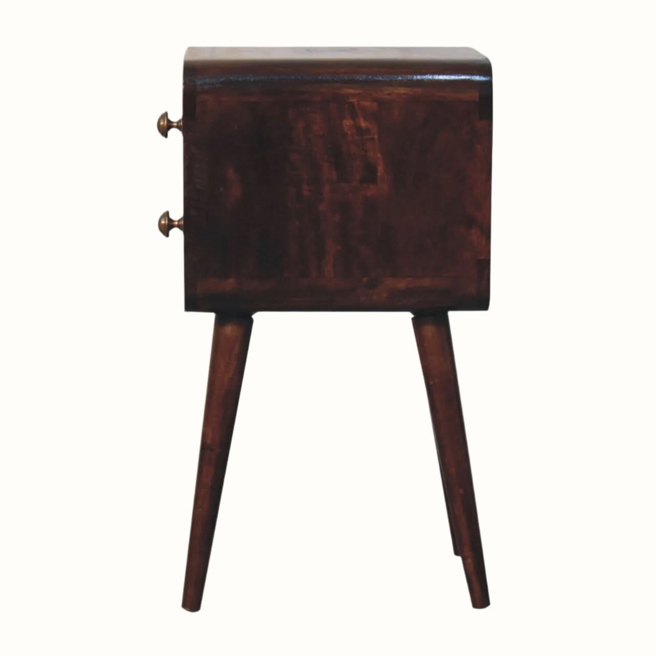 Bokel Home Bedside Tables Hamade Bedside Table, Small - California Walnut