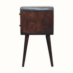 Bokel Home Bedside Tables Hamade Bedside Table, Small - Light Walnut