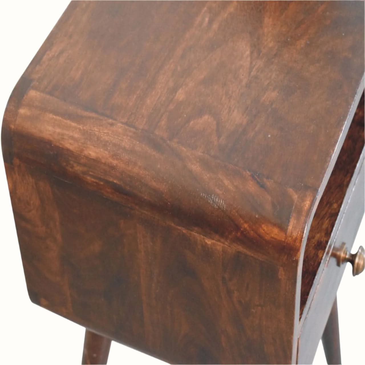 Bokel Home Bedside Tables Hamade Open Bedside Table, Small - California Walnut