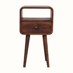 Bokel Home Bedside Tables Hamade Open Bedside Table, Small - Honey Caramel