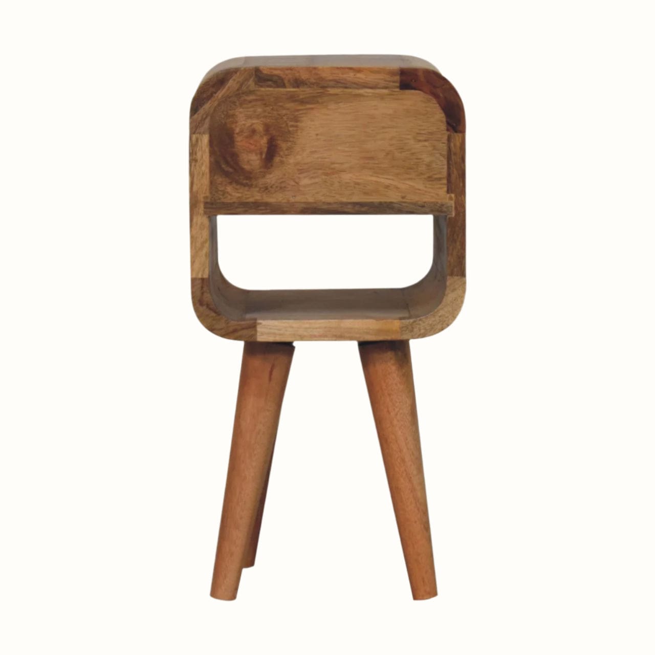 Bokel Home Bedside Tables Hamade Reverse Open Bedside Table, Mini - Natural
