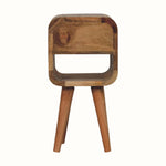 Bokel Home Bedside Tables Hamade Reverse Open Bedside Table, Mini - Natural