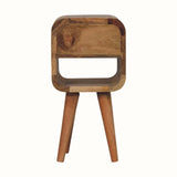 Bokel Home Bedside Tables Hamade Reverse Open Bedside Table, Mini - Natural