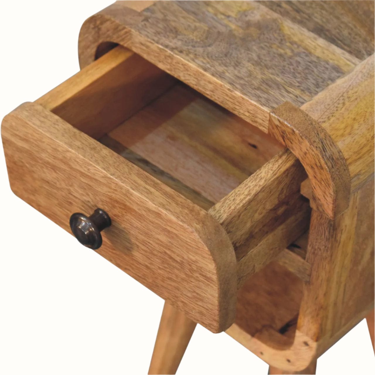 Bokel Home Bedside Tables Hamade Reverse Open Bedside Table, Mini - Natural
