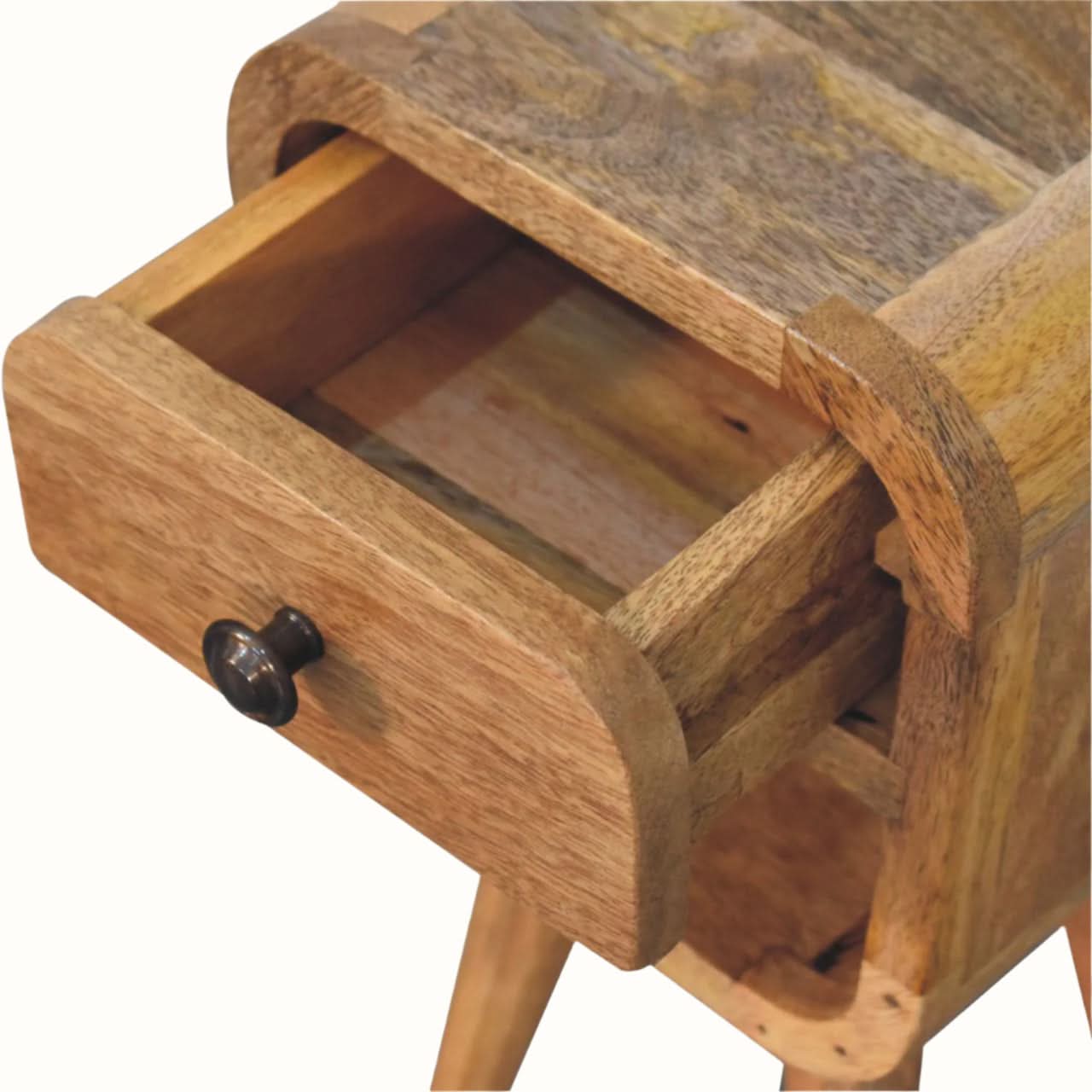 Bokel Home Bedside Tables Hamade Reverse Open Bedside Table, Mini - Natural