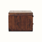 Bokel Home Bedside Tables Hamade Wall Mounted 2 Drawer Bedside Table - California Walnut
