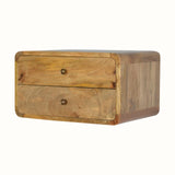 Bokel Home Bedside Tables Hamade Wall-Mounted Bedside Table, Medium - Natural