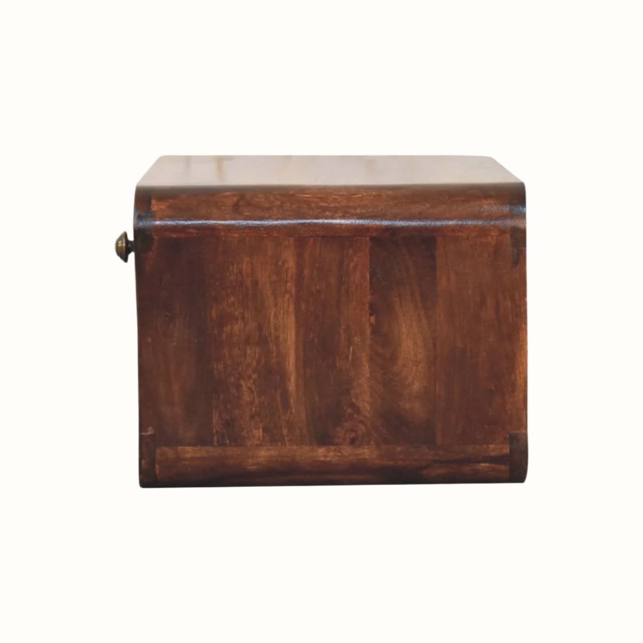 Bokel Home Bedside Tables Hamade Wall Mounted Open Bedside Table, Medium - California Walnut