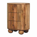 Bokel Home Bedside Tables Jalla Bedside Table, Medium - Natural