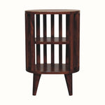 Bokel Home Bedside Tables Kimber 2 Shelf Bedside Table - Chestnut