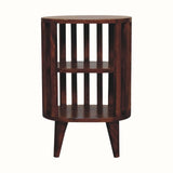 Bokel Home Bedside Tables Kimber 2 Shelf Bedside Table - Chestnut