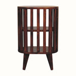Bokel Home Bedside Tables Kimber 2 Shelf Bedside Table - Chestnut