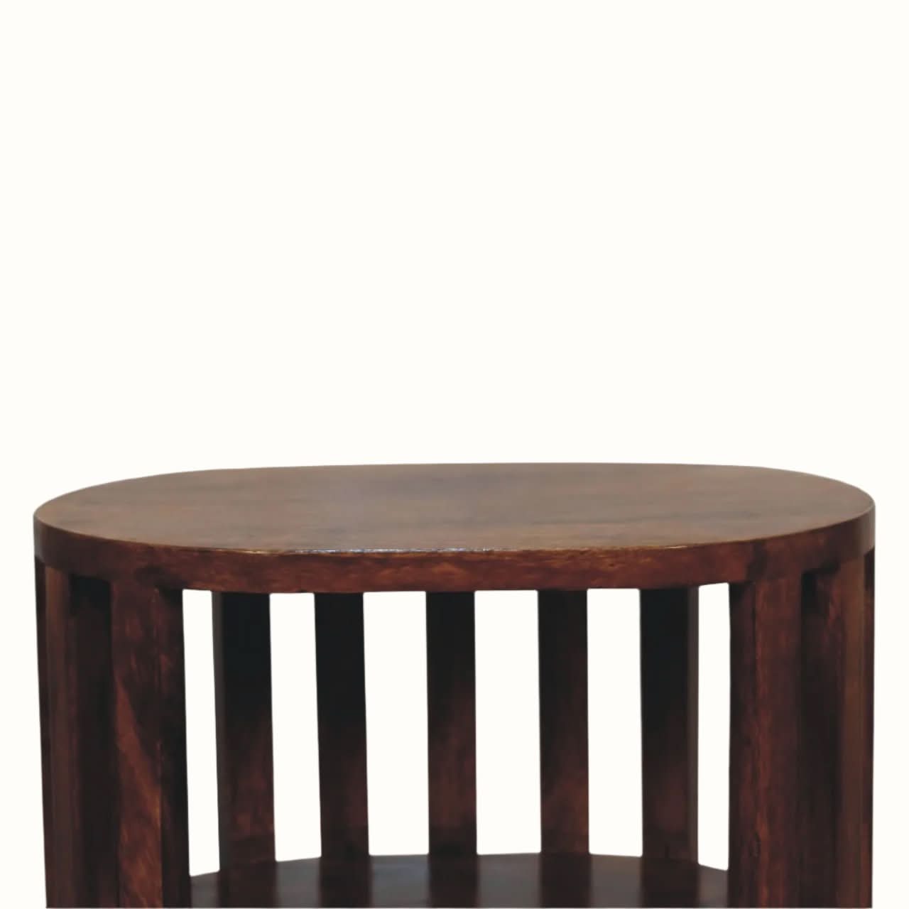 Bokel Home Bedside Tables Kimber 2 Shelf Bedside Table - Chestnut