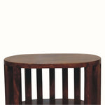 Bokel Home Bedside Tables Kimber 2 Shelf Bedside Table - Chestnut
