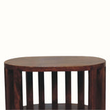 Bokel Home Bedside Tables Kimber 2 Shelf Bedside Table - Chestnut
